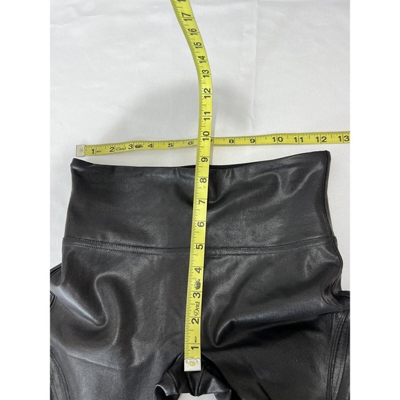 NEW Spanx Faux Leather Leggings Quilted "Very Black" Size Small - Picture 7 of 9
